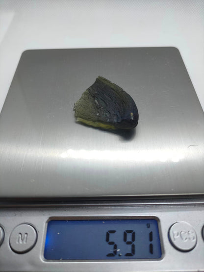 Autentica Moldavite da Nové Hrady - Jezírkový Vltavín - 5.91g