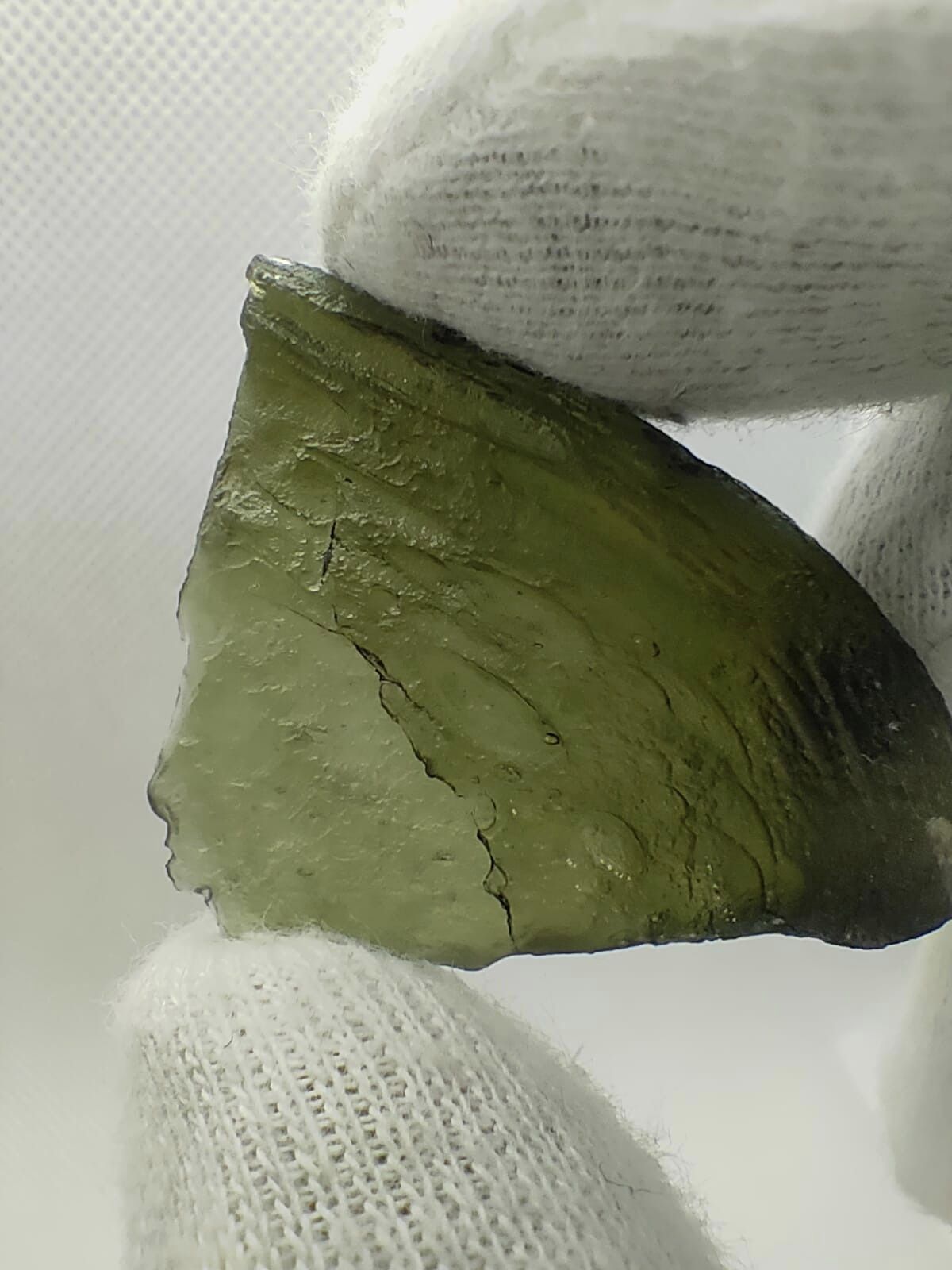 Autentica Moldavite da Nové Hrady - Jezírkový Vltavín - 5.91g