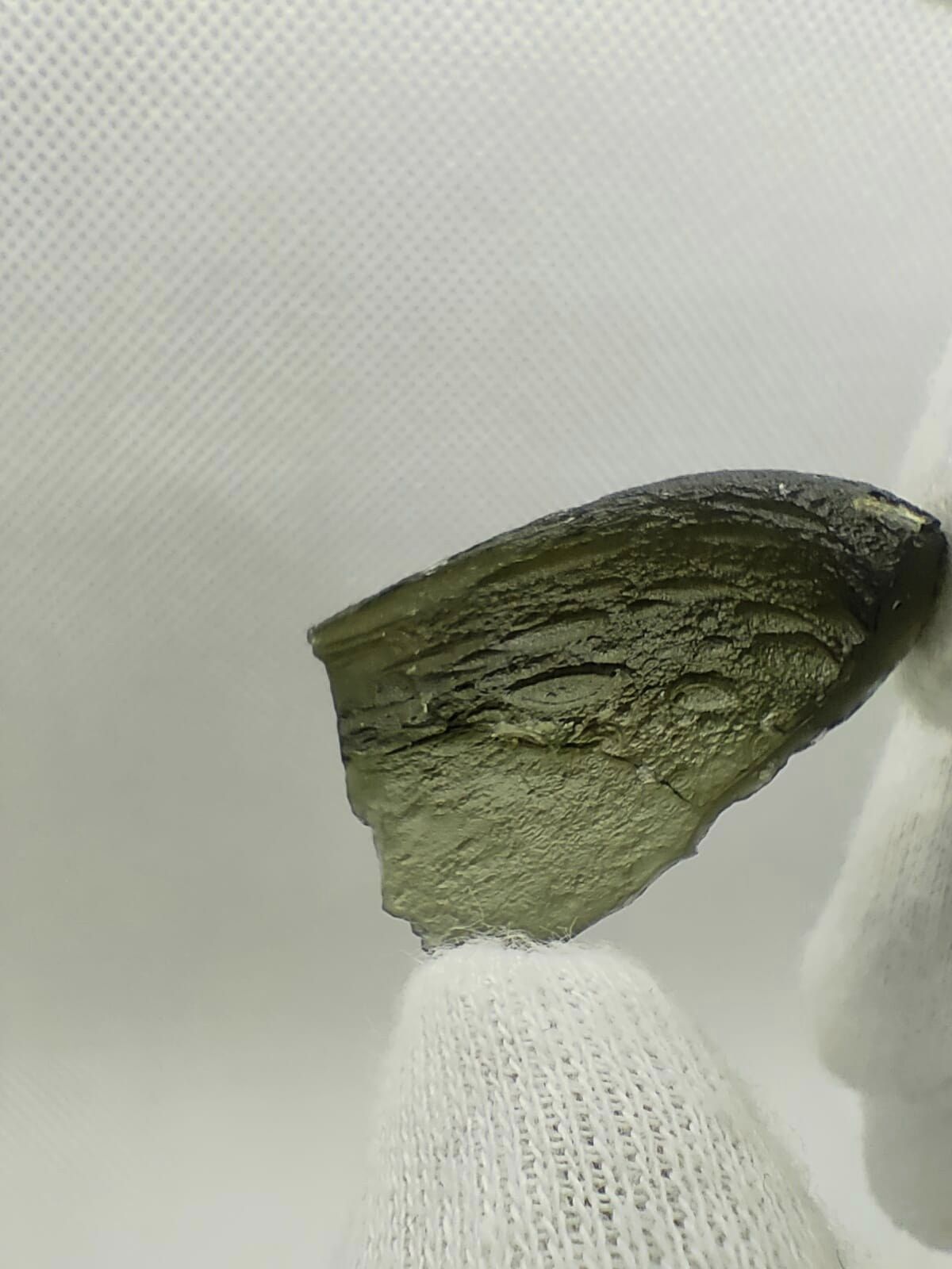 Autentica Moldavite da Nové Hrady - Jezírkový Vltavín - 5.91g