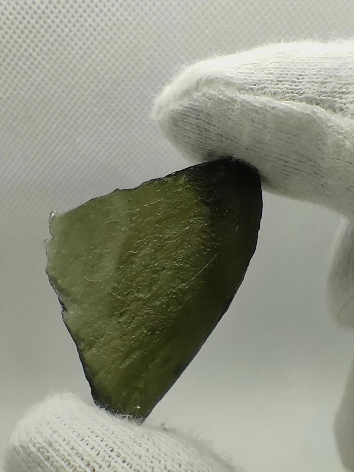 Autentica Moldavite da Nové Hrady - Jezírkový Vltavín - 5.91g