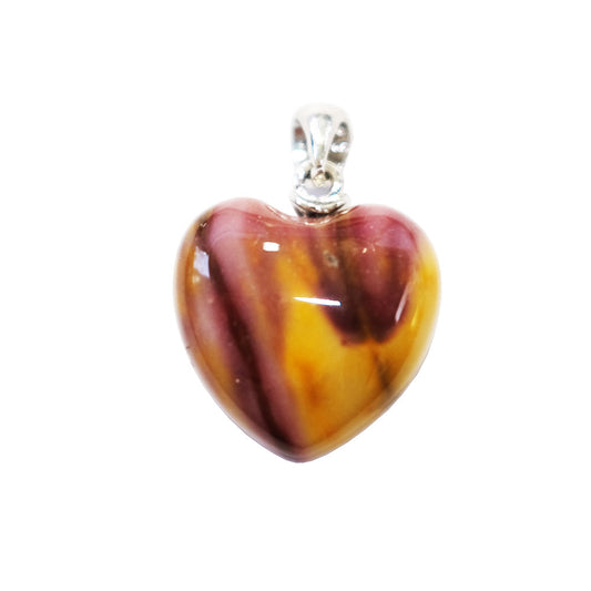 Ciondolo in Mookaite – Piccolo cuore