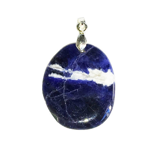 Pendente in Sodalite – Pietra Piatta