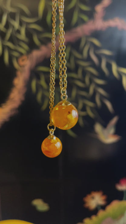 Collana a Sfera con Topinambur