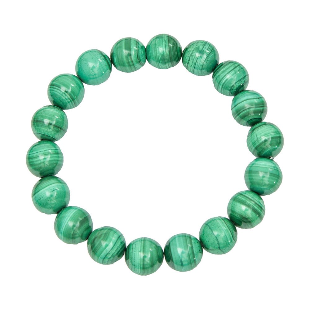 Bracciale in Malachite – Perline