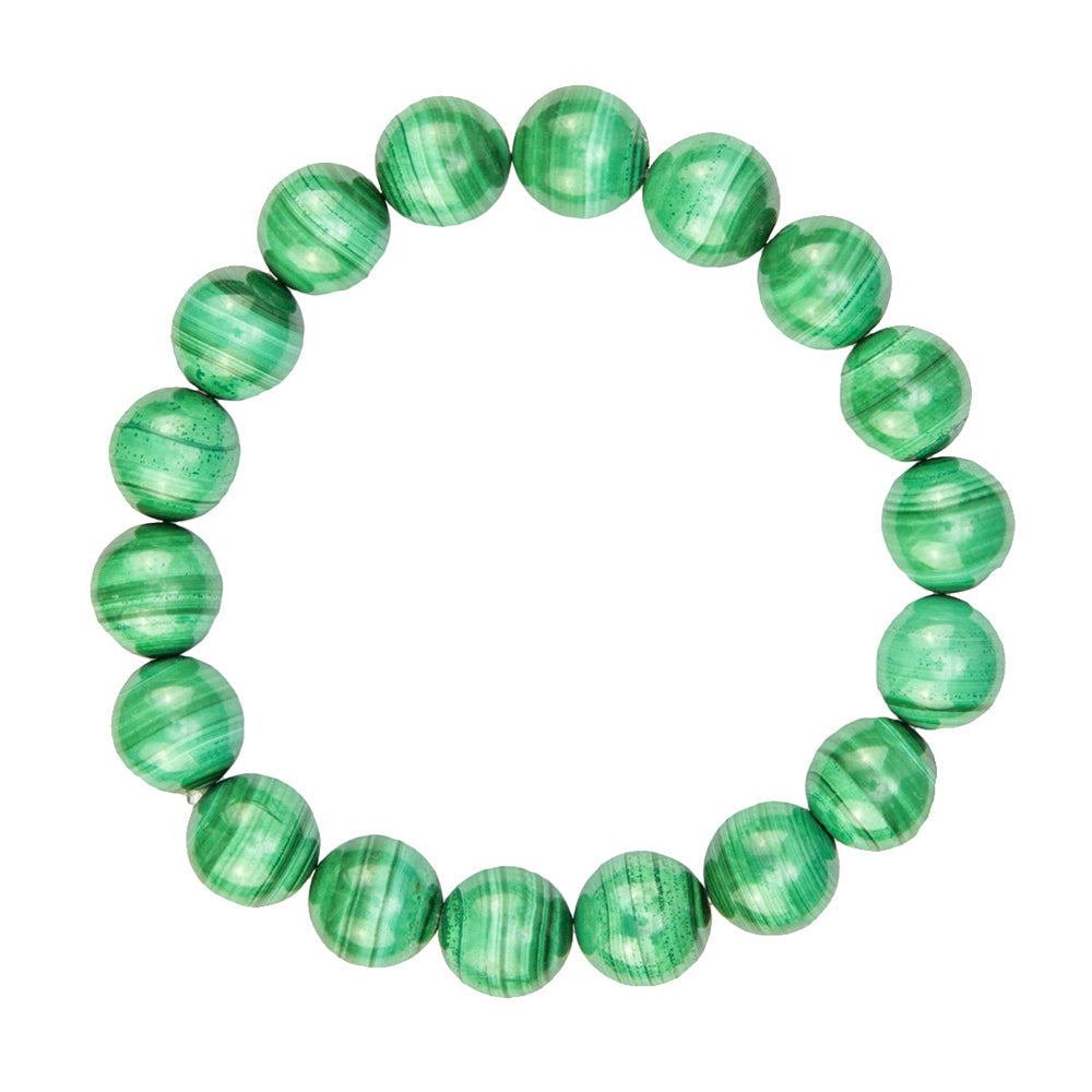 Bracciale in Malachite – Perline