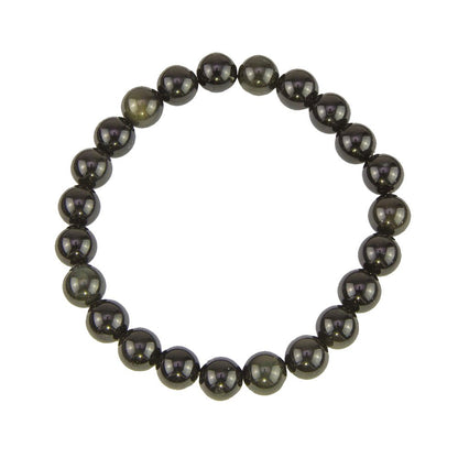 Bracciale in Ossidiana Nera – perline