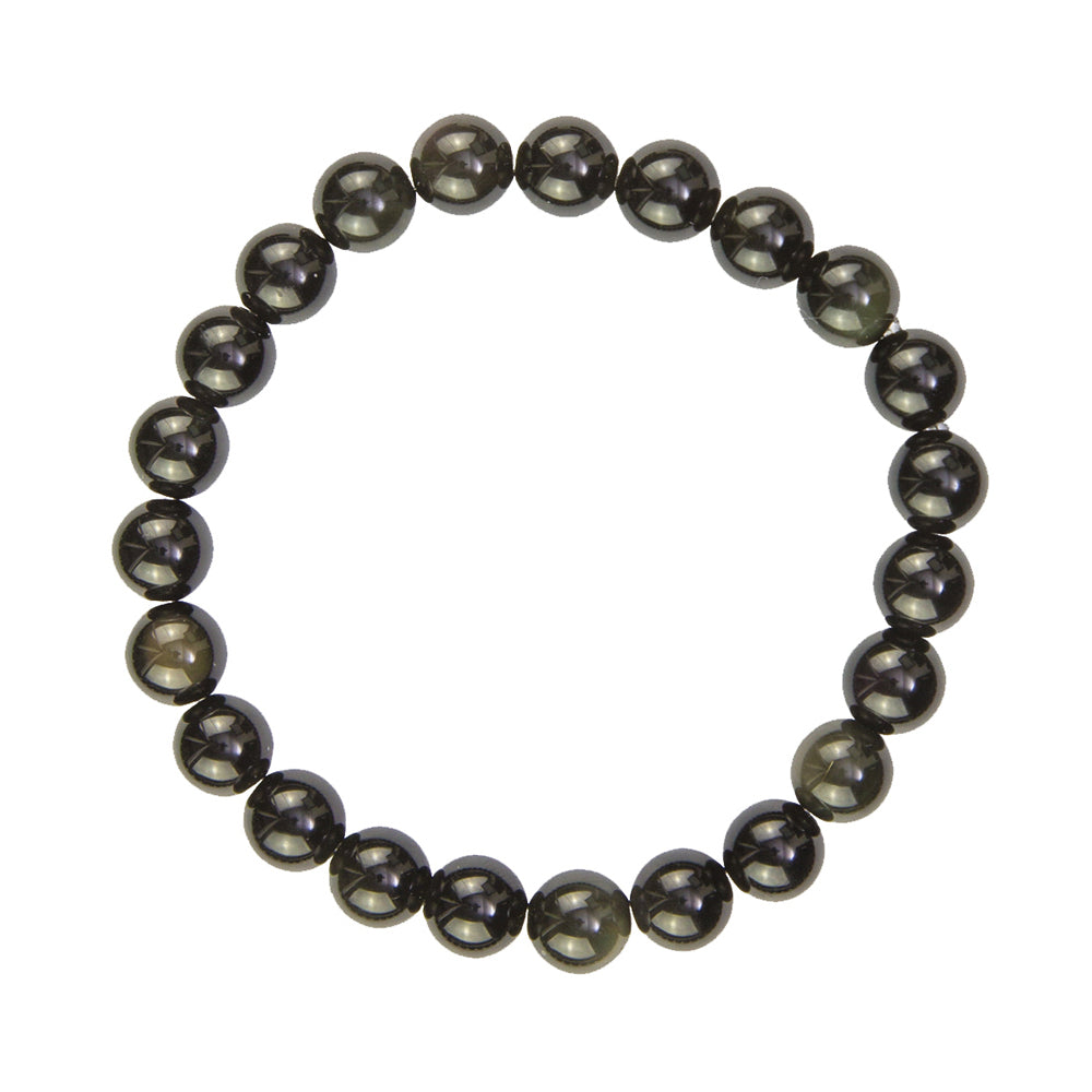 Bracciale in Ossidiana Nera – perline