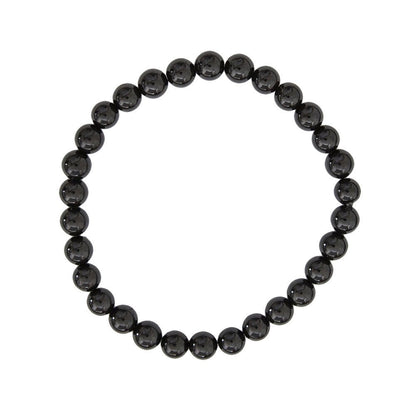 Bracciale in Agata Nera – perline