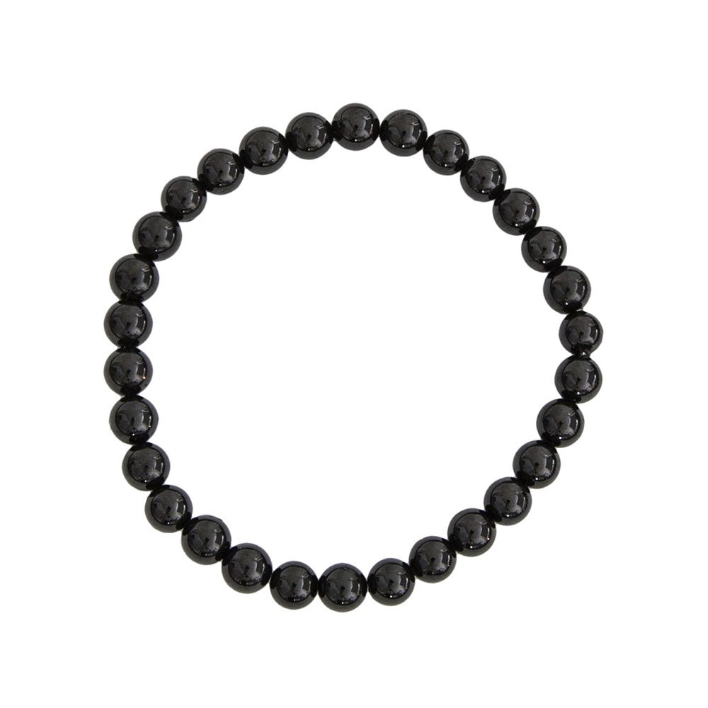 Bracciale in Agata Nera – perline