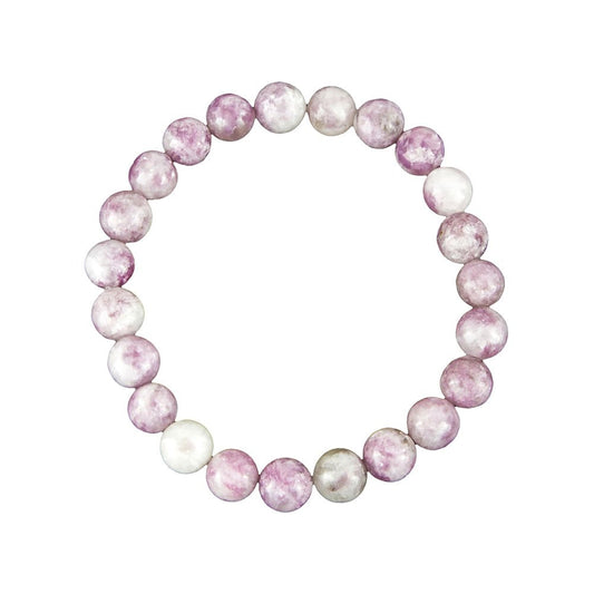 Bracciale in Rubellite – perline