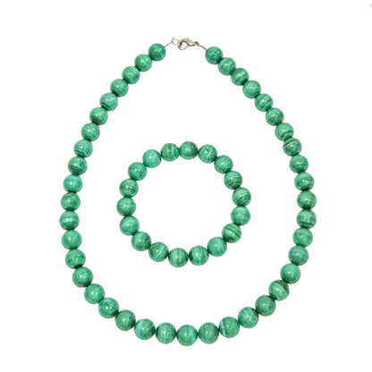 Set di Malachite – Pietre con perline da 6 mm