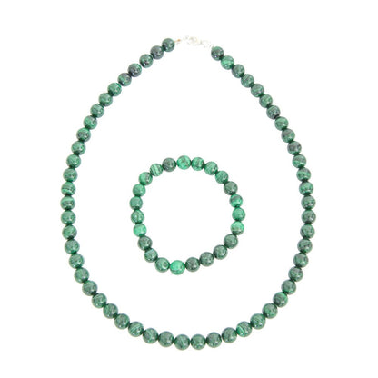 Set di Malachite – Pietre con perline da 6 mm