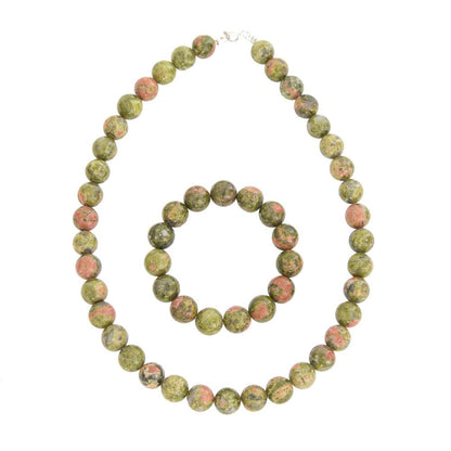 Set Unakite – Pietre sferiche da 6 mm