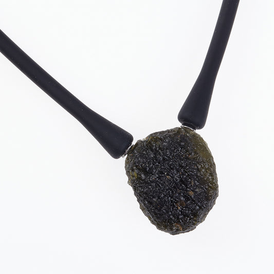 Collana con Moldavite 1539