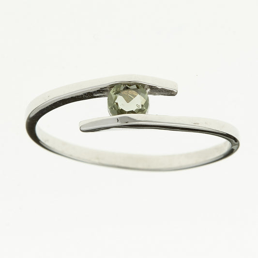 Anello in Argento con Moldavite 166