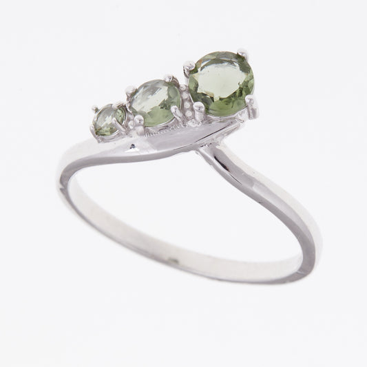 Anello in Argento con Moldavite 267