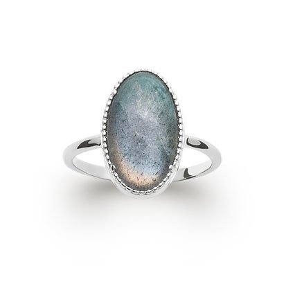 Anello Labradorite “Judith” – Argento 925