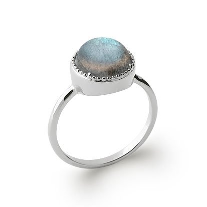 Anello Labradorite “Costantino” – Argento 925