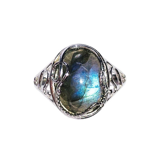 Anello Labradorite “Capucine” – Argento 925