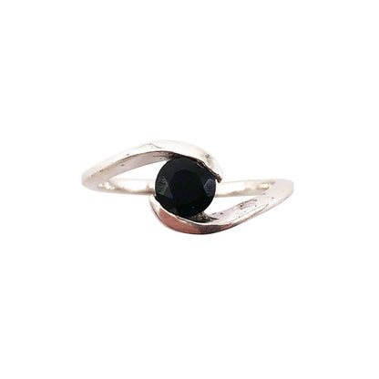 Anello “Doriane” Onice Nero – Argento 925