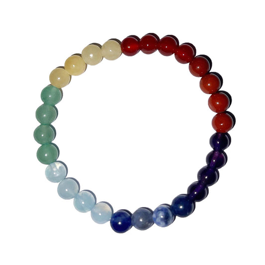 Bracciale 7 Chakra – Pietre con perline da 6 mm