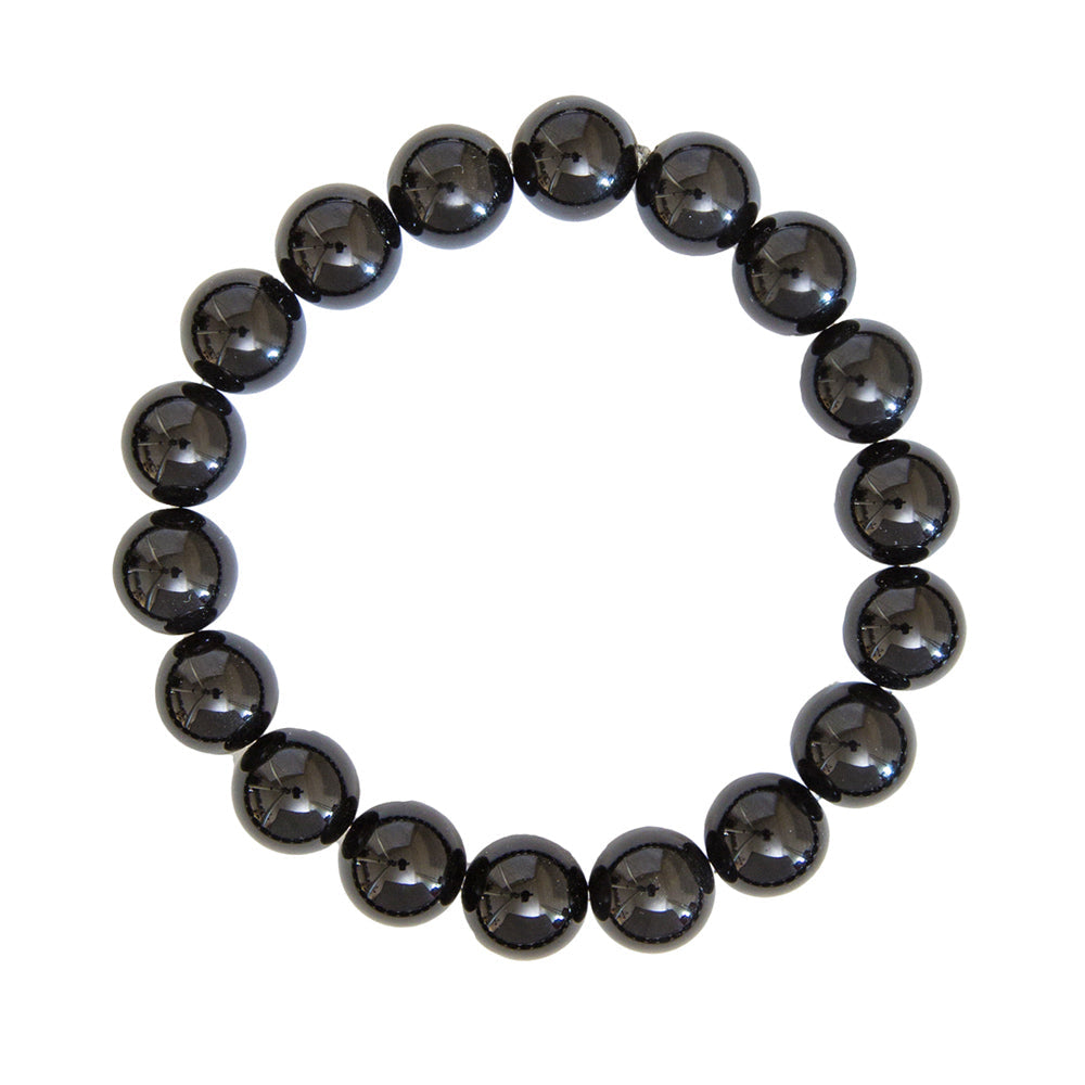 Bracciale in Agata Nera – perline