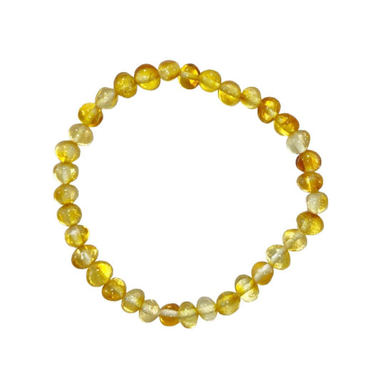 Bracciale in Ambra Gialla – Pietre pepite