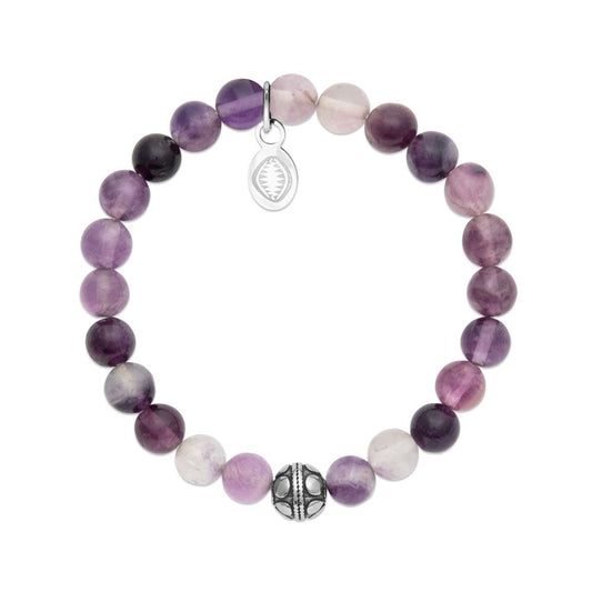 Bracciale Fluorite e Sfera “Per Lei”