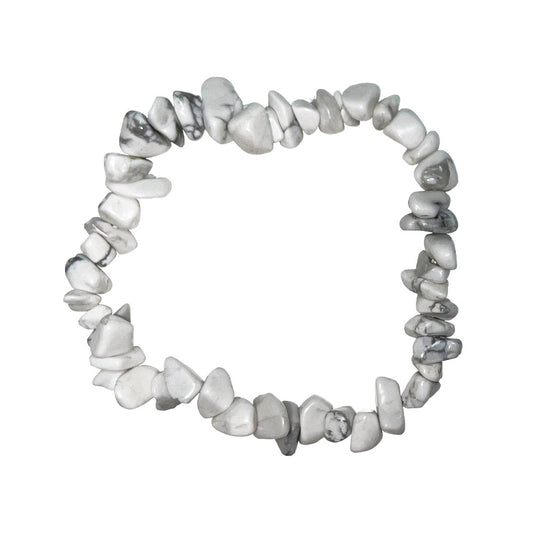 Bracciale Howlite – Barocco 19 cm