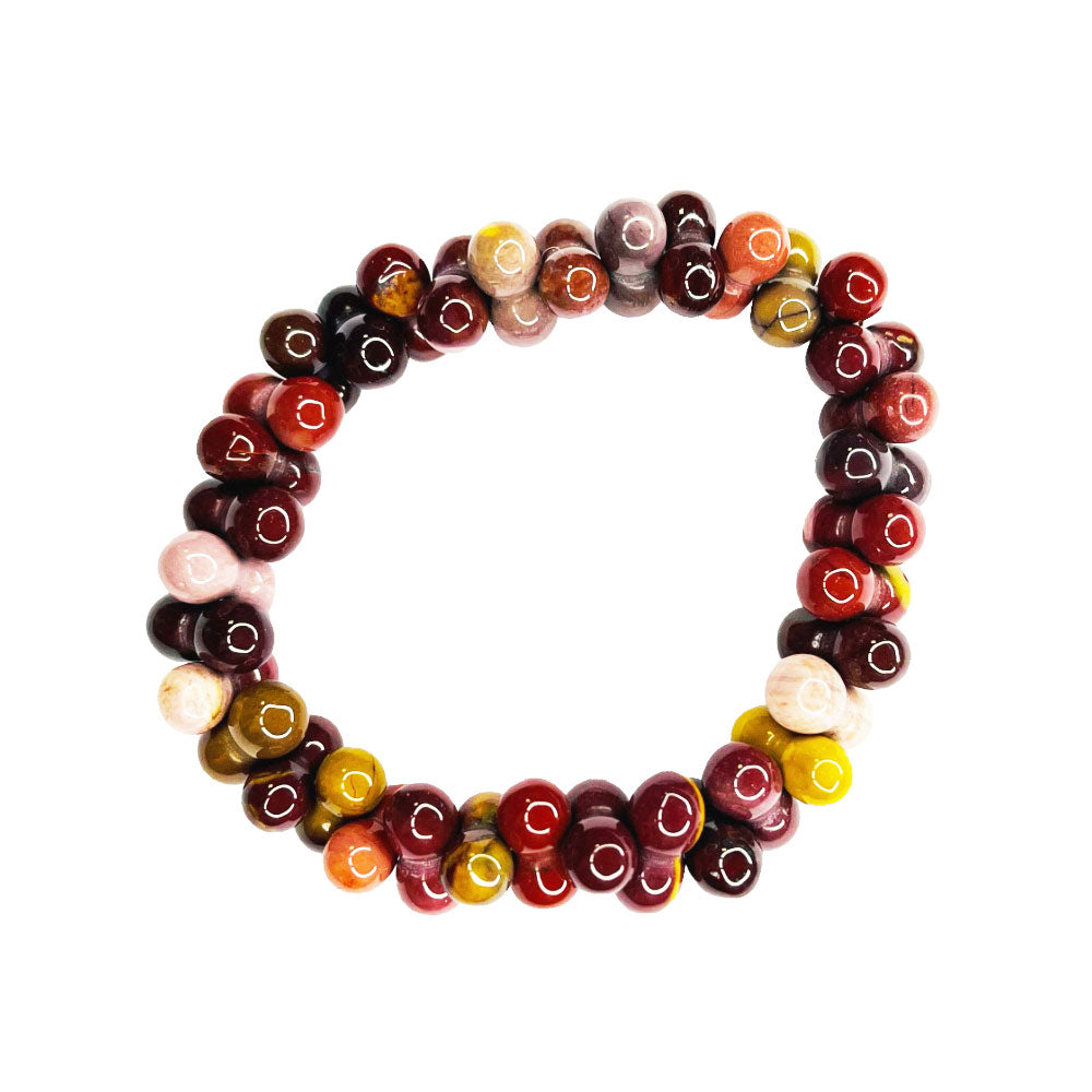 Bracciale in Diaspro Mookaite – Pietre del DNA