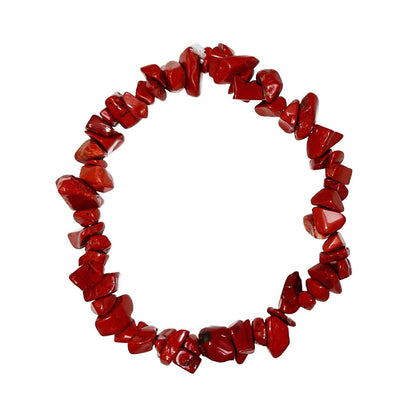 Bracciale in Diaspro Rosso – Barocco 19 cm