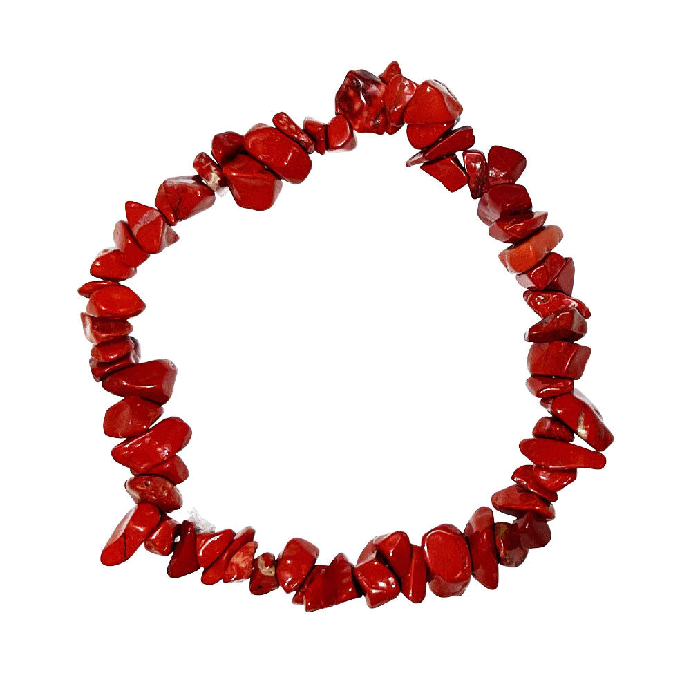 Bracciale in Diaspro Rosso – Barocco 19 cm