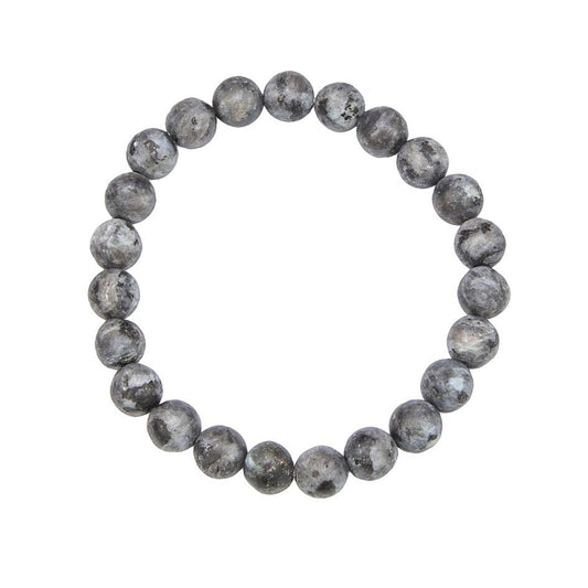 Bracciale Larvikite – pietre sferiche