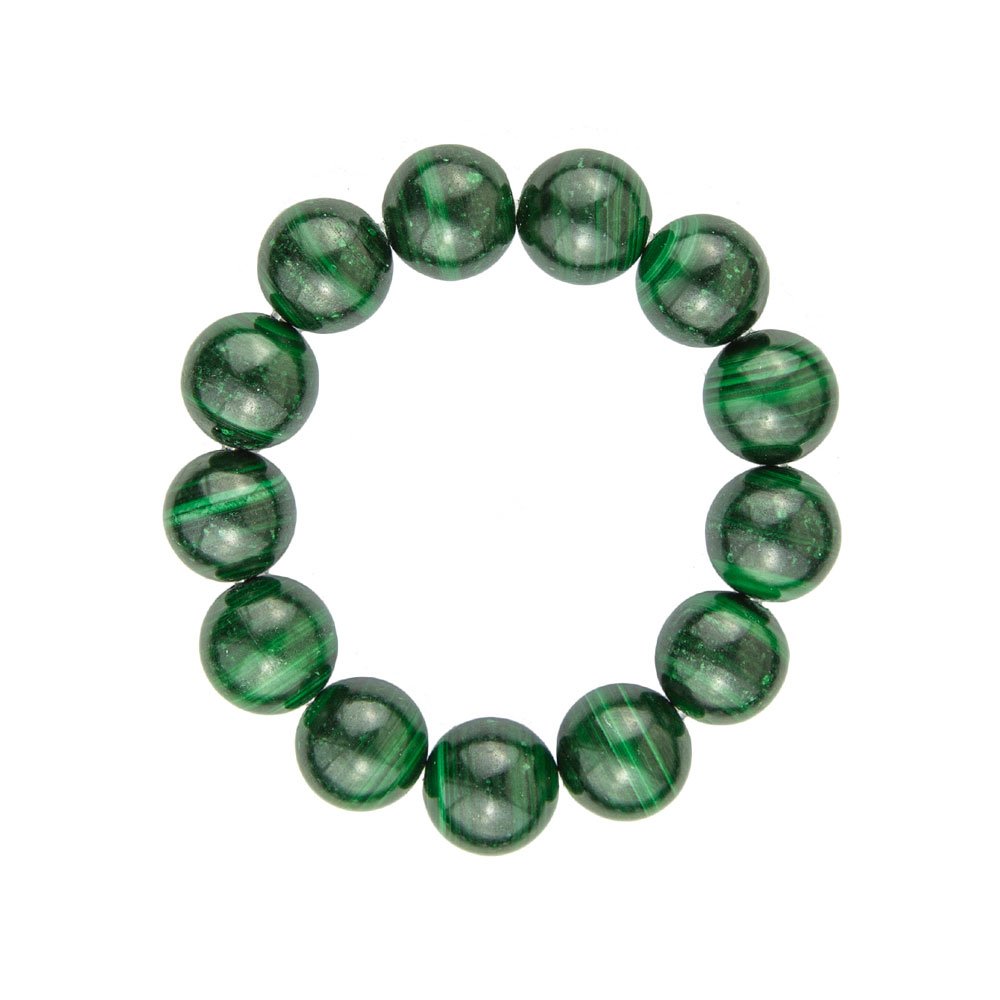 Bracciale in Malachite – Perline