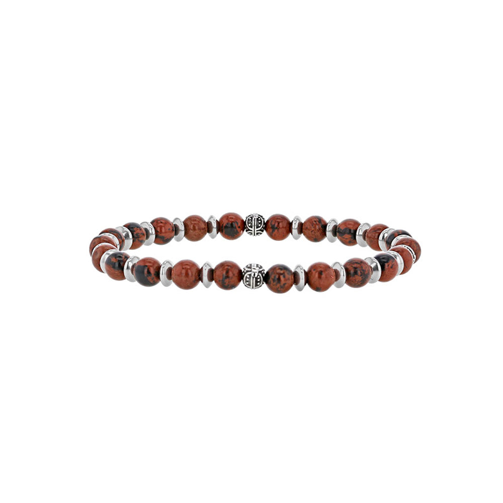 Bracciale in Mogano Ossidiana “Per Lui” – Ref. F01-596