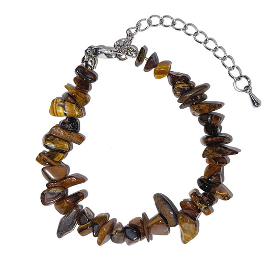 Bracciale Occhio di Tigre – Barocco con chiusura – da 19 a 23 cm