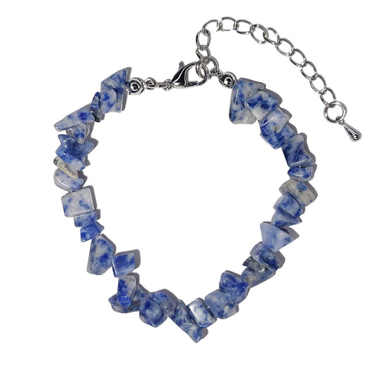 Bracciale in Sodalite – Barocco con chiusura – da 19 a 23 cm