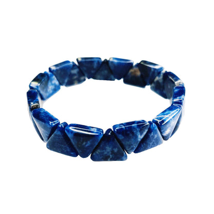 Bracciale Sodalite – Pietre Triangolari