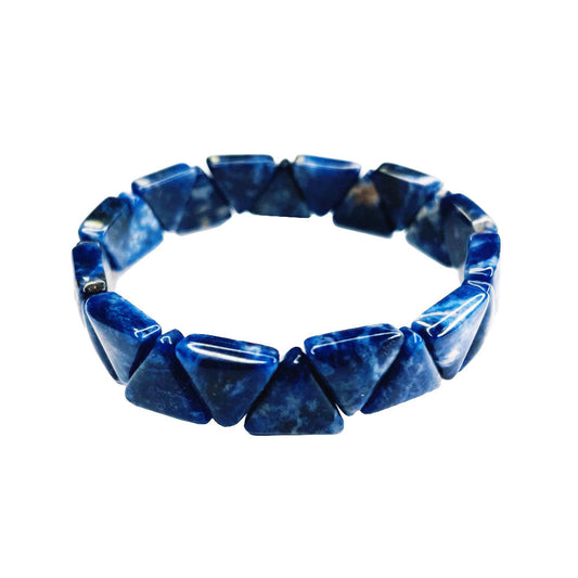 Bracciale Sodalite – Pietre Triangolari