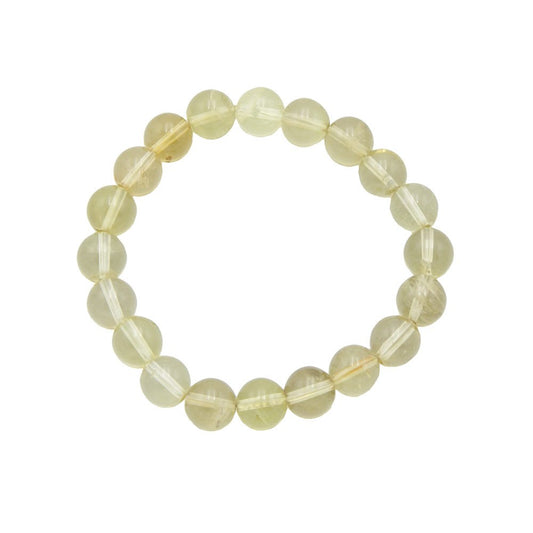 Bracciale con Topazio limone - perline