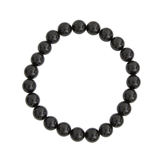 Bracciale in Tormalina nera – perline