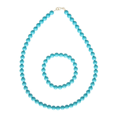 Set di Howlite blu – Pietre con perline da 6 mm