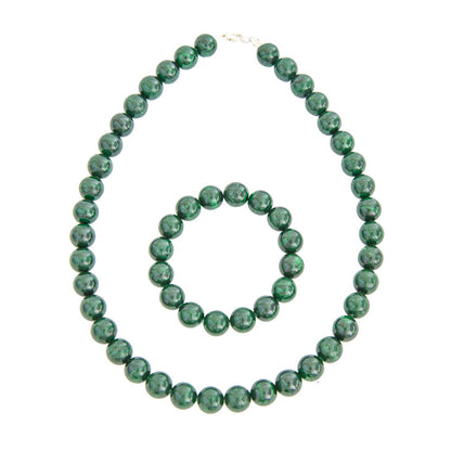 Set di Malachite – Pietre con perline da 6 mm