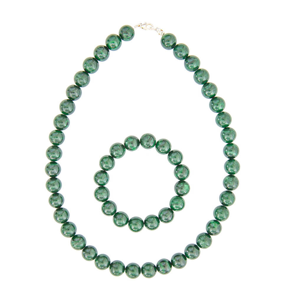 Set di Malachite – Pietre con perline da 6 mm