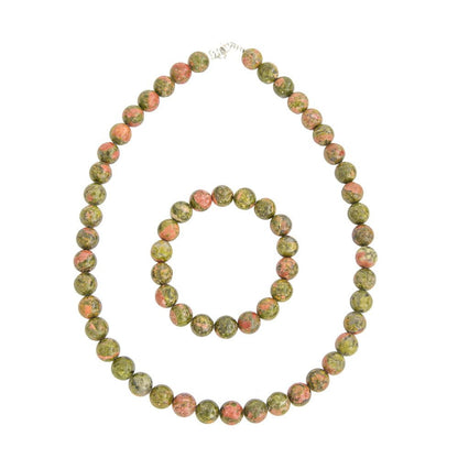 Set Unakite – Pietre sferiche da 6 mm