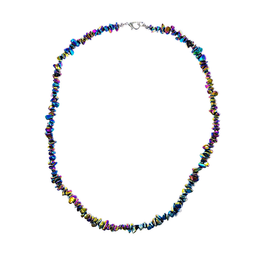 Collana in Ematite Arcobaleno – Barocca