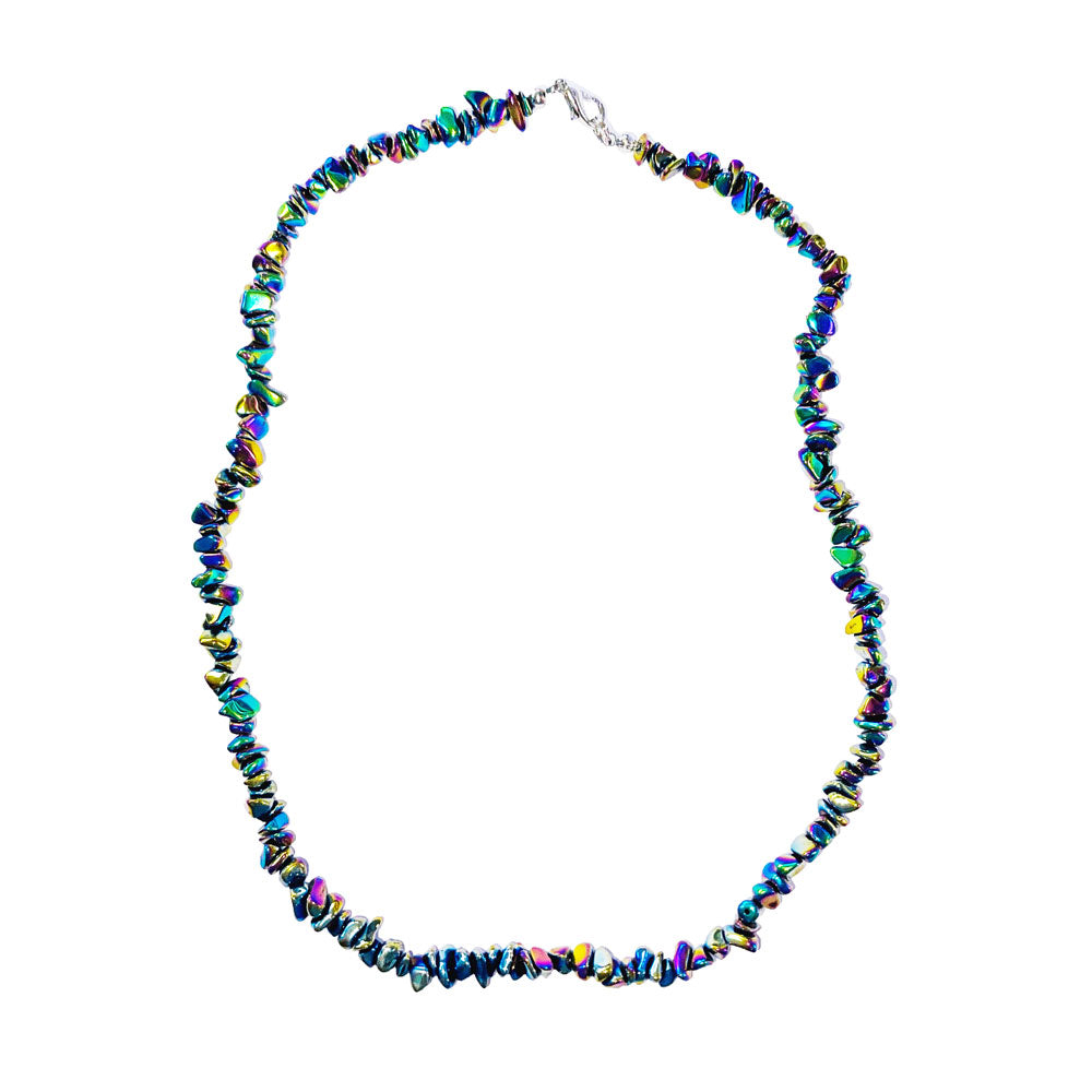 Collana in Ematite Arcobaleno – Barocca