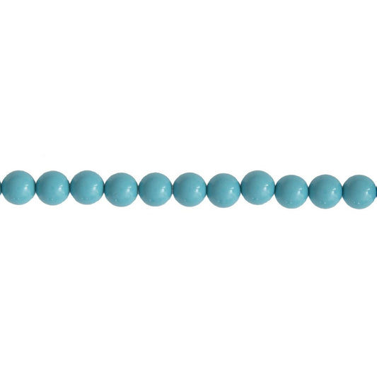 Filo di Howlite blu – Pietre sferiche da 6 mm