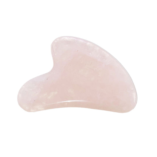 Gua Sha per Massaggi in Quarzo Rosa