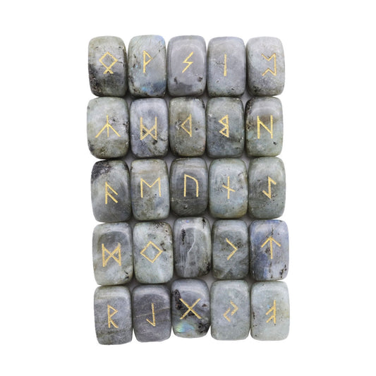 Set di 25 rune – Labradorite